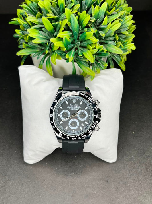Rolex Cosmograph Daytona Chronograph Watch - Black & Golden Dial AXIOM