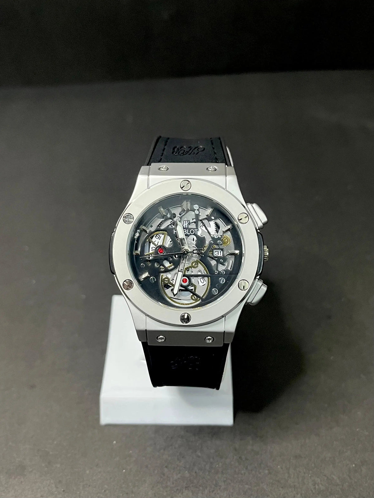 Hublot Men's Skeleton Quartz Watch AXIOM