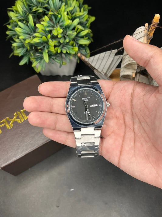 Tissot Men's Quartz Watch - Black Dial AXIOM