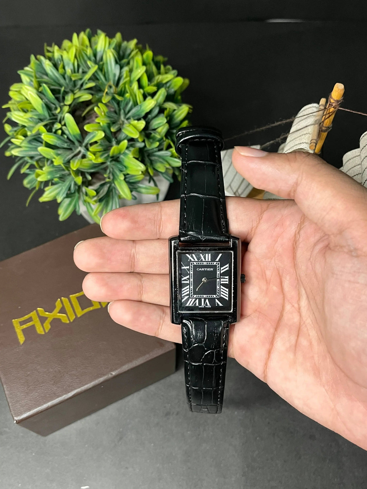 Cartier Tank Rectangular Strap Watch AXIOM