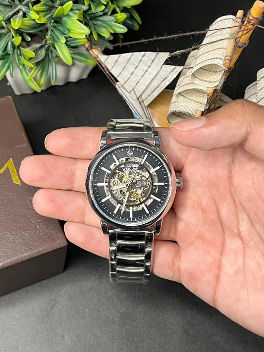 WEIJUAN Men's Automatic Skeleton Watch AXIOM
