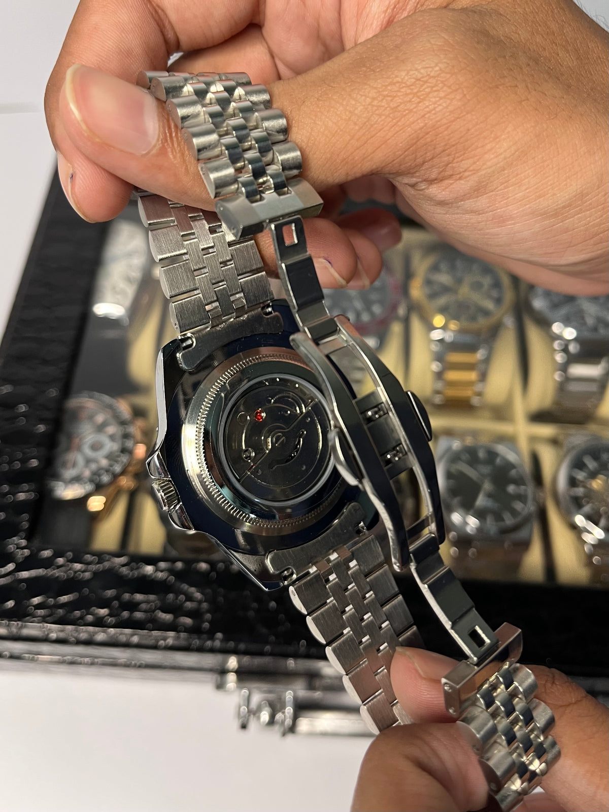 Rolex GMT Sprite Semi-Automatic Watch – Black Dial