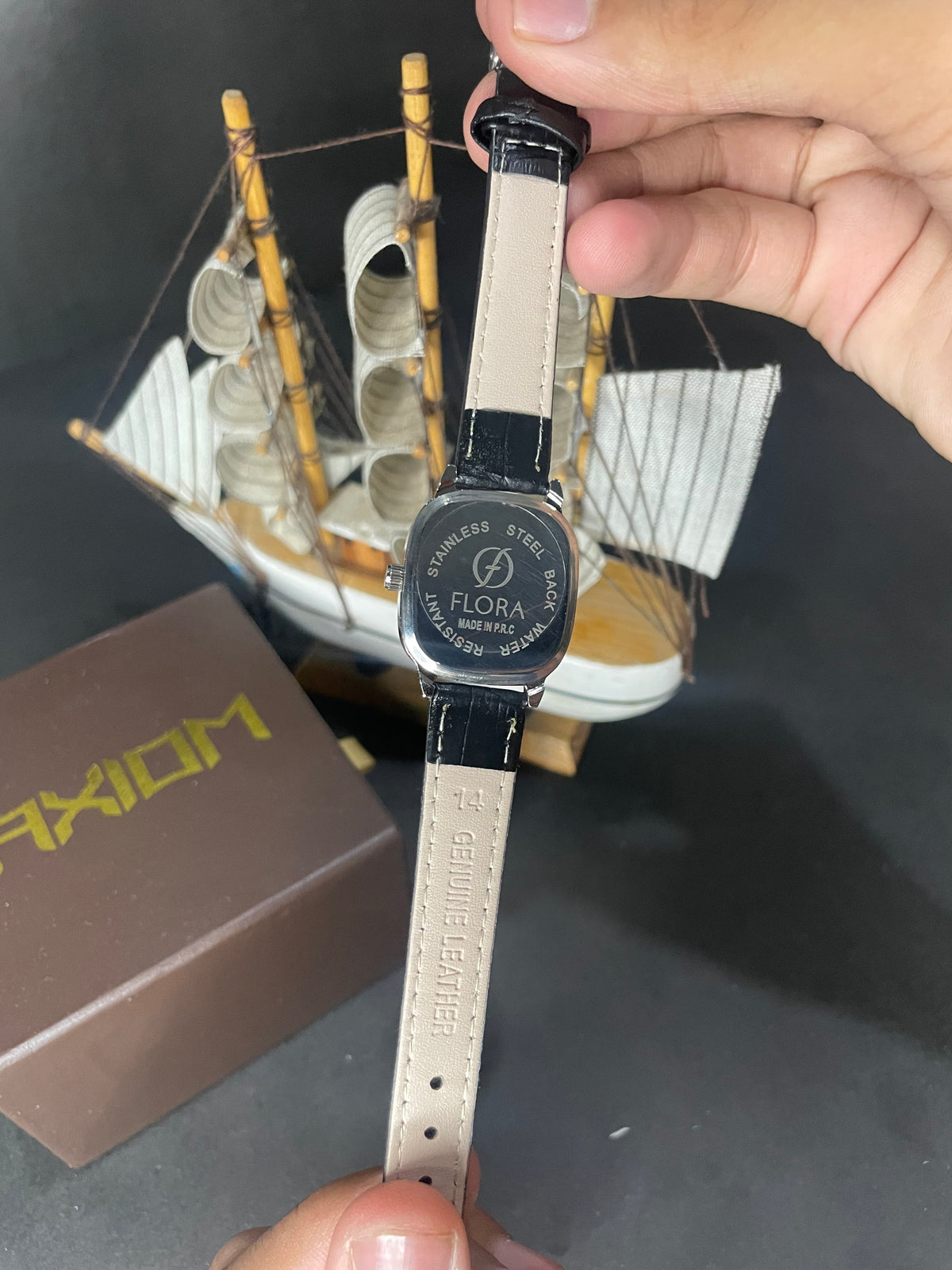 Flora Women's Rectangular Quartz Watch AXIOM