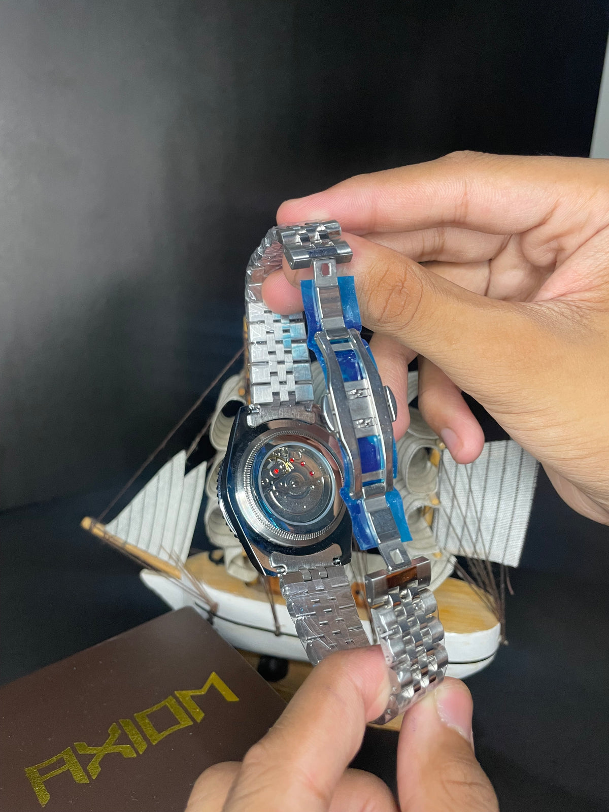 Rolex GMT Sprite Semi-Automatic Watch – Black Dial AXIOM