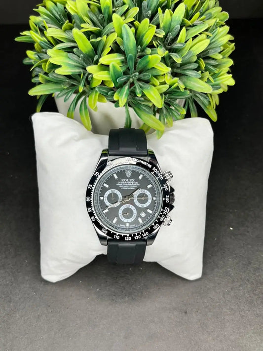 Rolex Cosmograph Daytona Chronograph Watch - Black Dial AXIOM