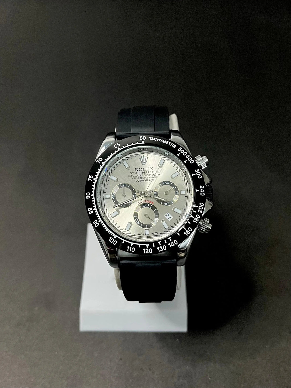 Rolex Cosmograph Daytona Chronograph Watch - Black Dial AXIOM