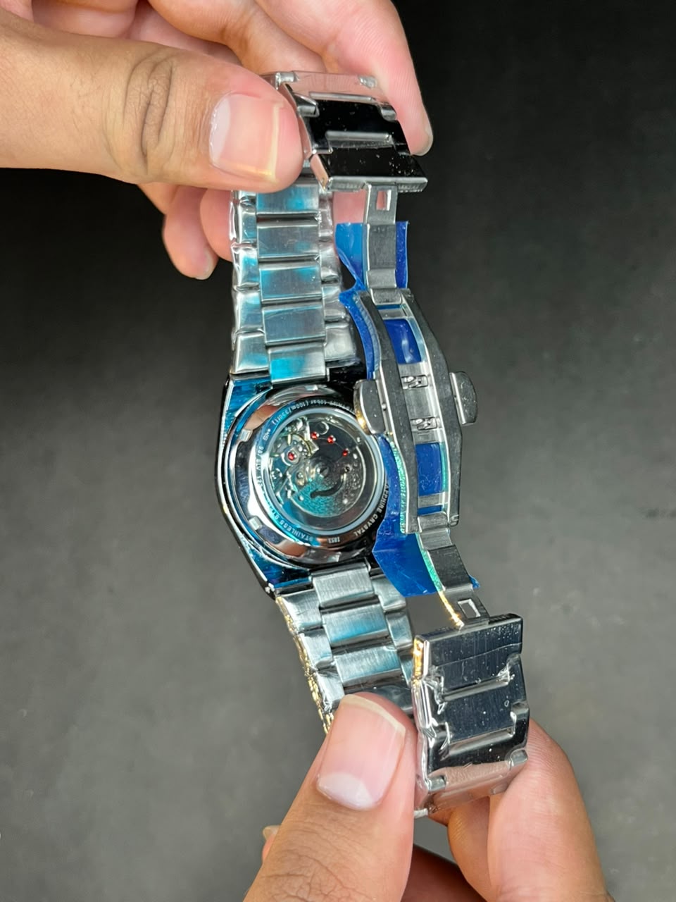 Tissot PRX Semi-Automatic Watch – Green Waffle Dial | Stainless Steel Bracelet AXIOM