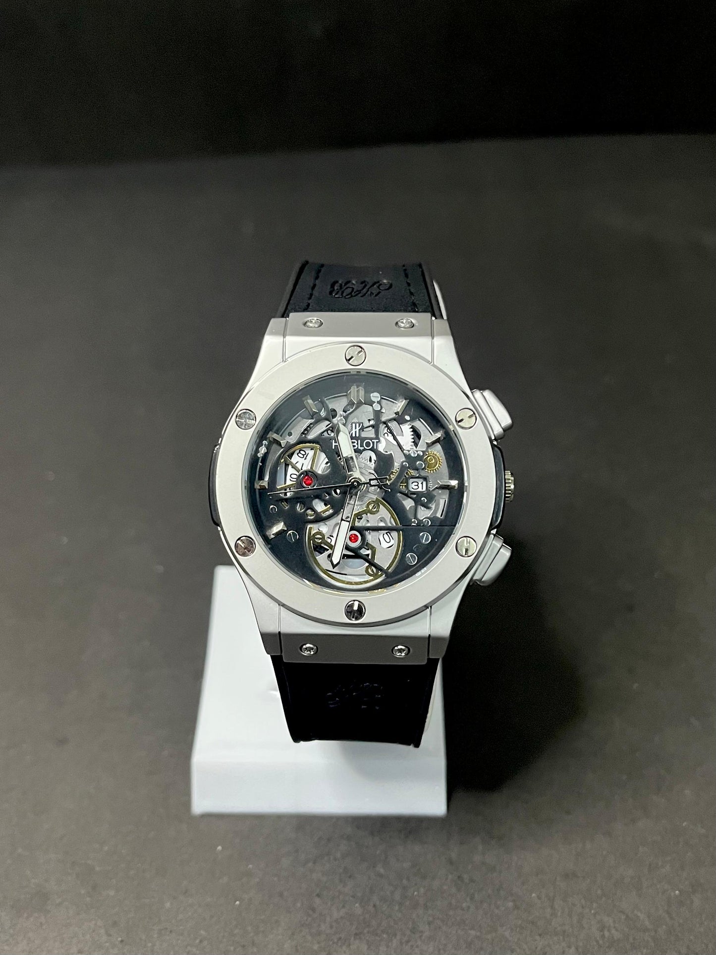 Hublot Men's Skeleton Quartz Watch